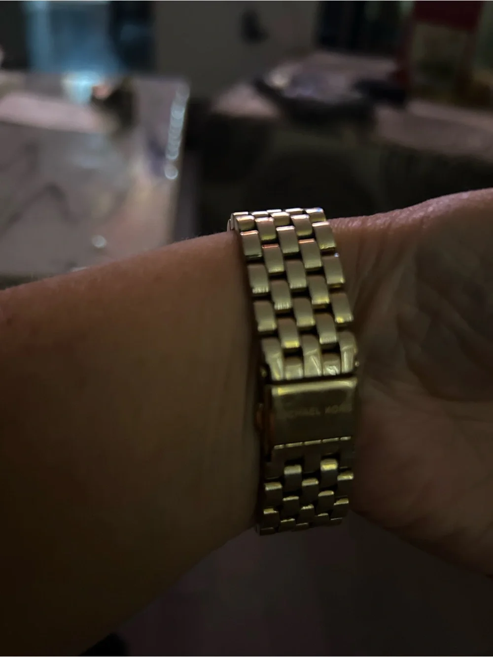 Michael Kors Goldtone Crystal Darci/Channing Watch MK3421 - Needs Battery